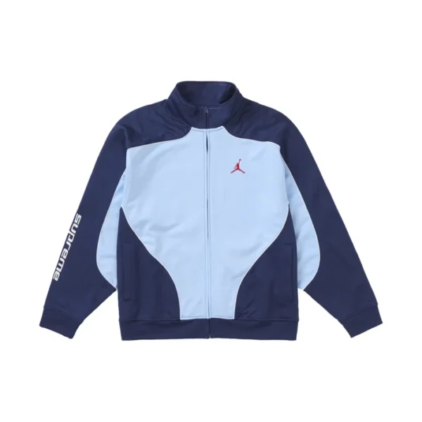 Supreme Jordan Tricot Track Jacket Light Blue